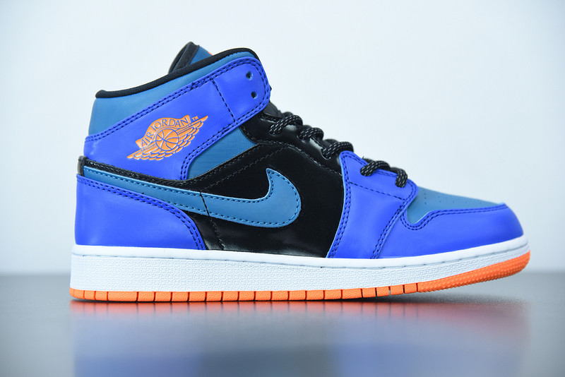 air jordan 1 mid racer blue green abyss 554725-440