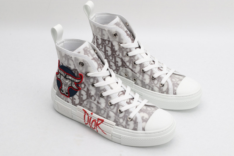 dio* b23 oblique high-top sneaker