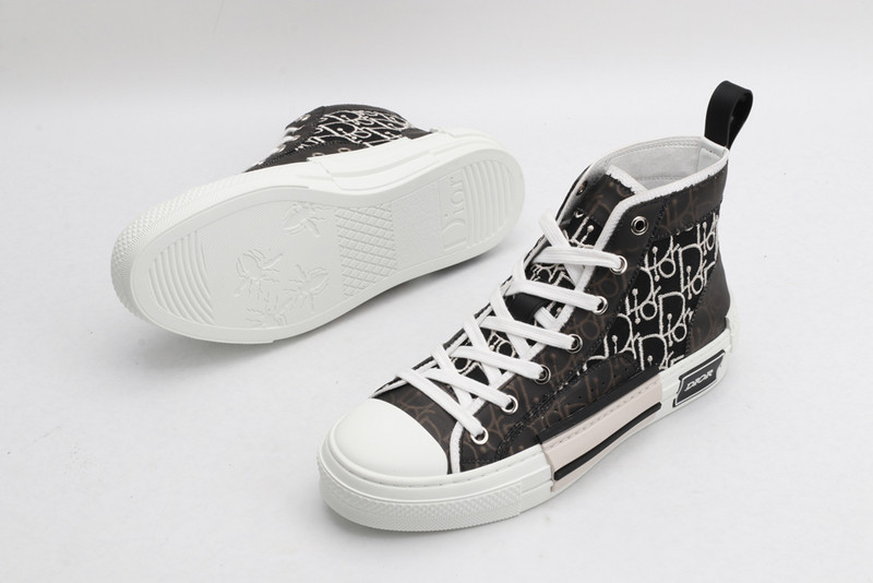 dio* b23 oblique high-top sneaker