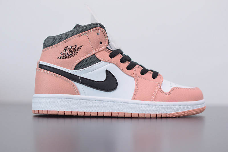 air jordan 1 mid “pink quartz” 555112-603