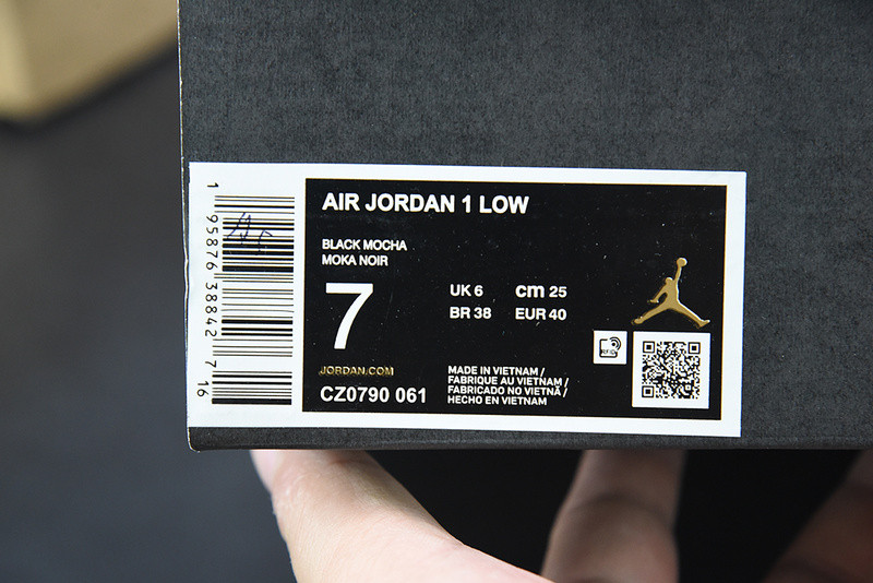 air jordan 1 low og"black/mocha"