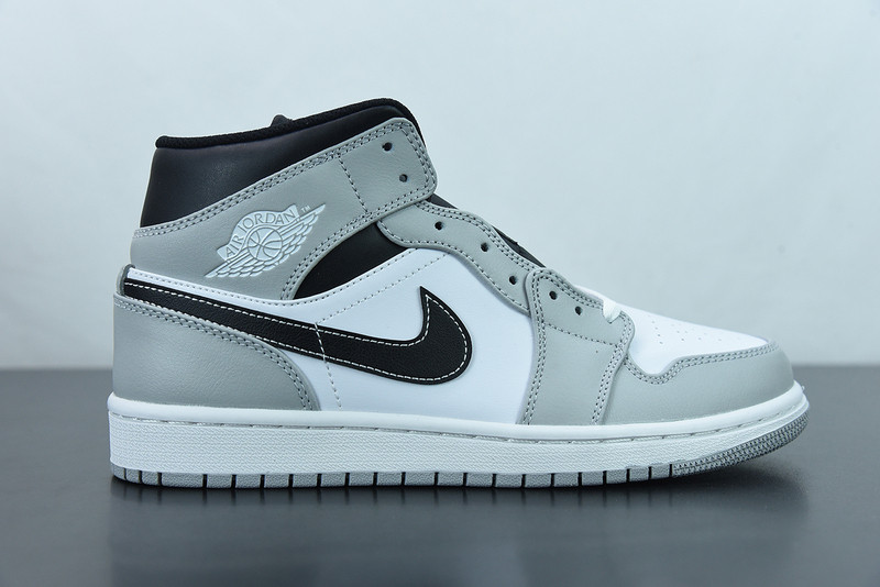 air jordan 1 mid light smoke grey 554724-078