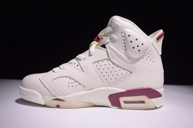 air jordan 6 retro "maroon" 384664-116