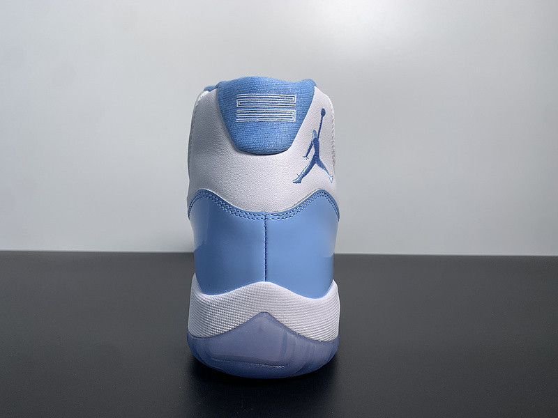 air jordan 11 “unc” white/university blue ct8012-141