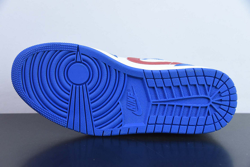 air jordan 1 low sport blue gym red (women