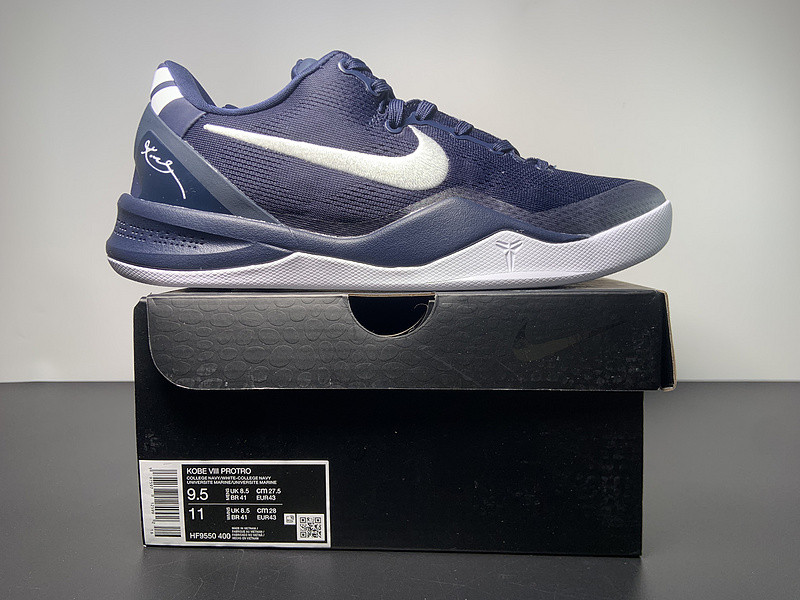 nike kobe 8 protro "college navy" hf9550-400