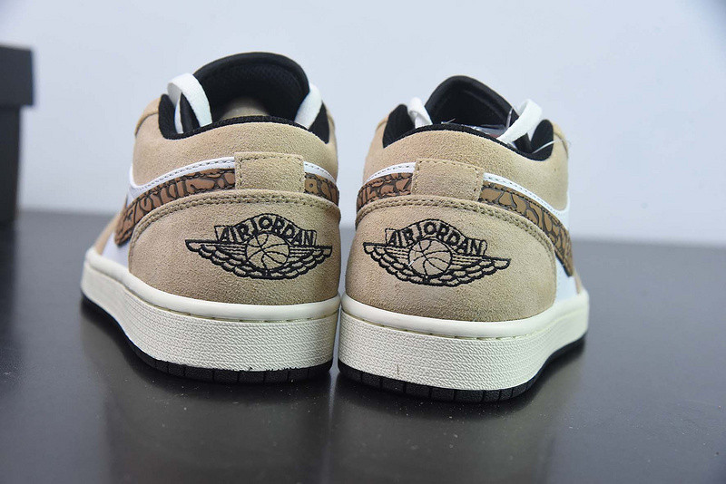 air jordan 1 low brown elephant dz4130-201