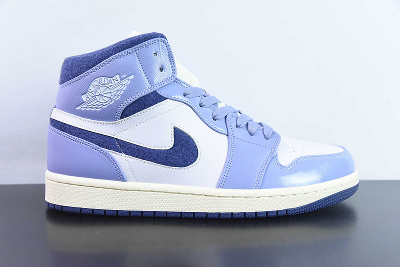 air jordan 1 mid "purple/sail" dz3745-500