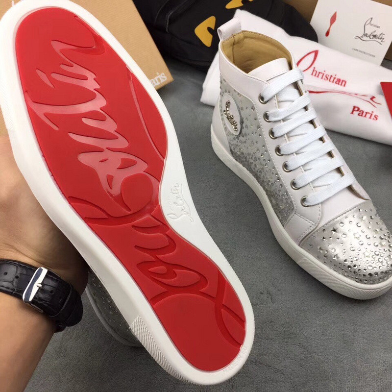 chian louin high top sneaker