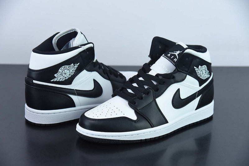 air jordan 1 mid “panda” dv0991-101