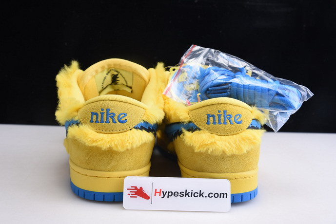 grateful dead x nike sb dunk low “yellow bear” cj5378-700